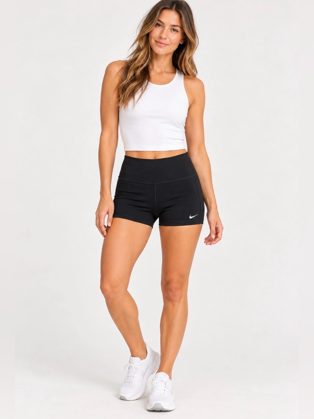 Nike Dri-FIT Black Compression Shorts Women’s Size Large
